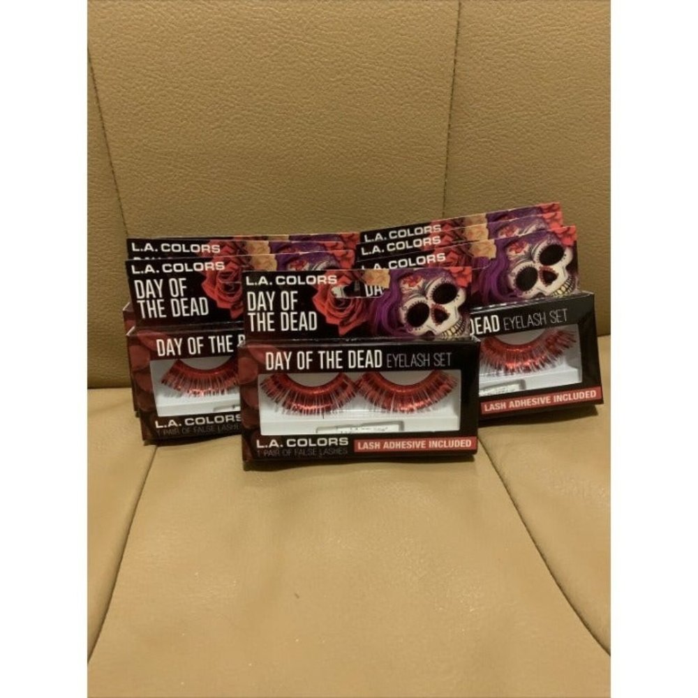 L.A. Colors DAY OF THE DEAD False Lashes